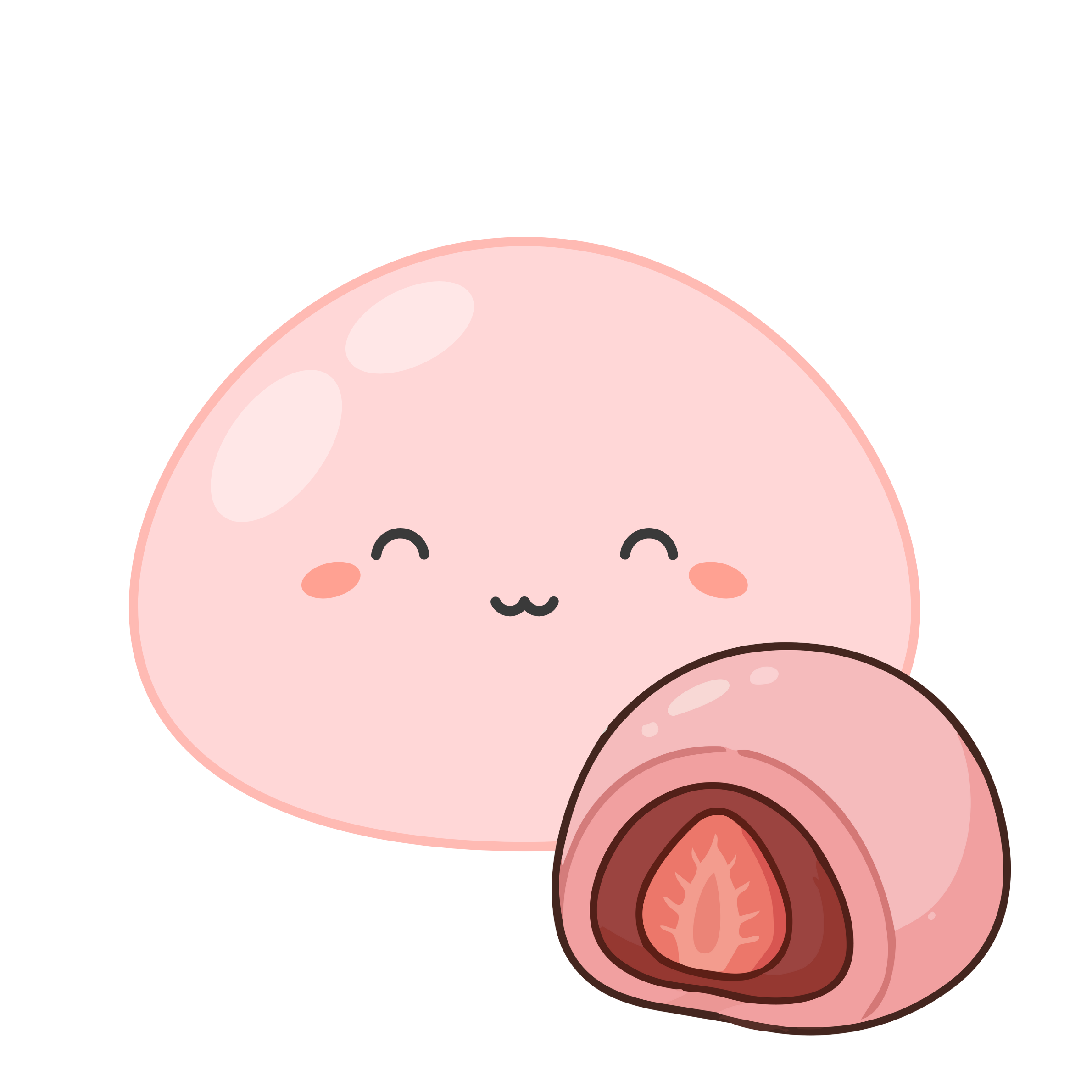 DUBAI CHEWY COOKIE WITH STRAWBERRY CENTRE